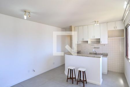 Sala/Cozinha de apartamento à venda com 1 quarto, 52m² em Funcionários, Belo Horizonte