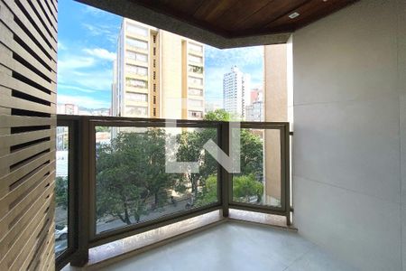 Varanda da Sala de apartamento para alugar com 2 quartos, 80m² em Santo Antônio, Belo Horizonte
