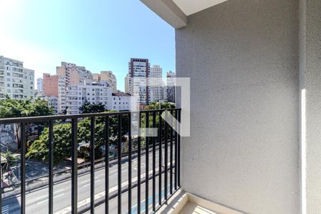 Varanda de apartamento para alugar com 1 quarto, 24m² em Campos Elíseos, São Paulo