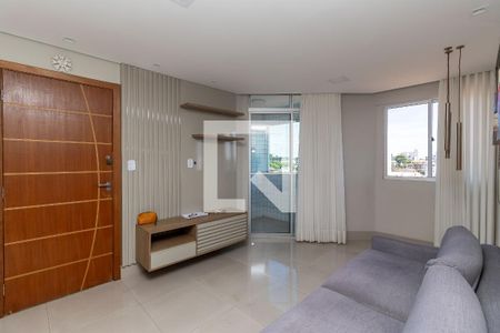 Sala de apartamento à venda com 3 quartos, 88m² em Santa Rosa, Belo Horizonte