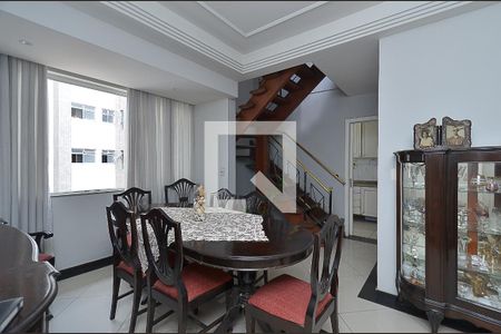 Sala de Jantar de apartamento à venda com 4 quartos, 204m² em Silveira, Belo Horizonte