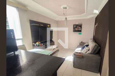 Sala de apartamento à venda com 2 quartos, 45m² em Sapucaias, Contagem