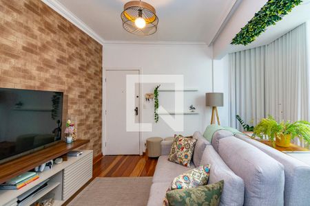 Sala de apartamento à venda com 3 quartos, 105m² em Buritis, Belo Horizonte