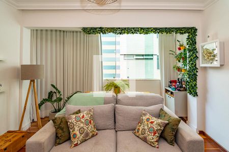 Sala de apartamento à venda com 3 quartos, 105m² em Buritis, Belo Horizonte