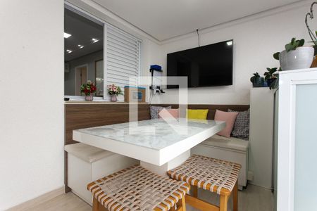 Varanda gourmet de apartamento à venda com 3 quartos, 107m² em Chácara Califórnia, São Paulo