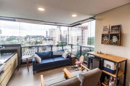 Varanda gourmet de apartamento à venda com 3 quartos, 112m² em Empresarial 18 do Forte, Barueri