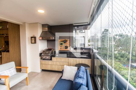 Varanda gourmet de apartamento à venda com 3 quartos, 112m² em Empresarial 18 do Forte, Barueri