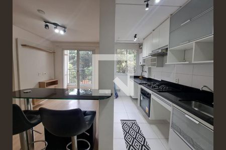 Sala/Cozinha de apartamento à venda com 2 quartos, 56m² em Continental, Osasco