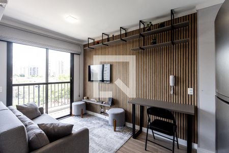 Sala de apartamento para alugar com 1 quarto, 27m² em Perdizes, São Paulo