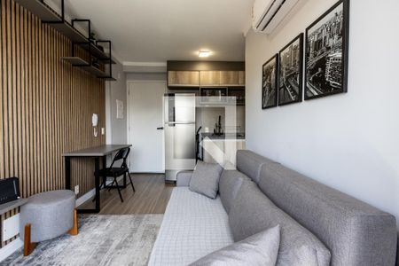 Sala de apartamento para alugar com 1 quarto, 27m² em Perdizes, São Paulo