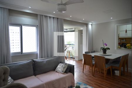 Sala de apartamento à venda com 2 quartos, 70m² em Campestre, Santo André