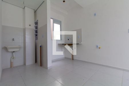 Sala, Cozinha e área de serviço de apartamento para alugar com 2 quartos, 36m² em Cidade Patriarca, São Paulo