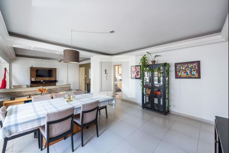 Sala de jantar de apartamento para alugar com 3 quartos, 122m² em Gonzaga, Santos