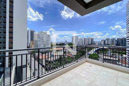 Varanda da Sala de apartamento à venda com 1 quarto, 40m² em Quarta Parada, São Paulo