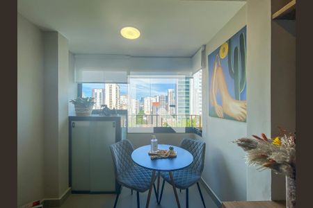 Varanda da Sala de apartamento para alugar com 1 quarto, 26m² em Vila Olímpia, São Paulo