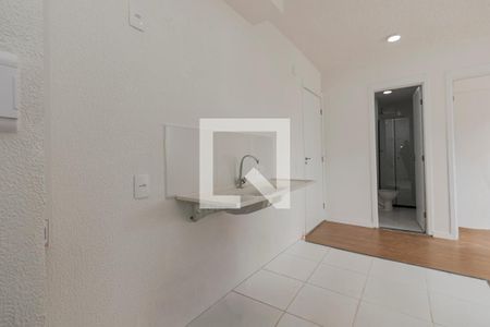 Sala/ Cozinha de apartamento para alugar com 2 quartos, 32m² em Jardim Caravelas, São Paulo