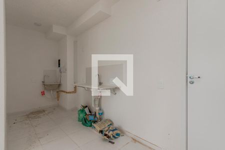 Sala/ Cozinha de apartamento para alugar com 2 quartos, 32m² em Jardim Caravelas, São Paulo