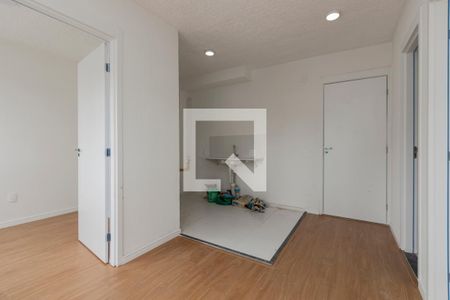 Sala/ Cozinha de apartamento para alugar com 2 quartos, 32m² em Jardim Caravelas, São Paulo