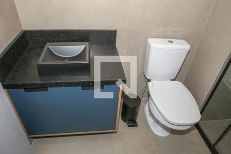 Banheiro da Suíte de apartamento para alugar com 1 quarto, 24m² em Pompeia, São Paulo