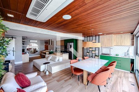 Sala de apartamento para alugar com 2 quartos, 101m² em Chácara Klabin, São Paulo