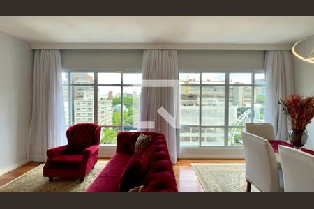 Sala de apartamento à venda com 3 quartos, 166m² em Cerqueira César, São Paulo