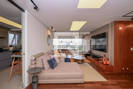 Sala de apartamento à venda com 2 quartos, 128m² em Vila Andrade, São Paulo