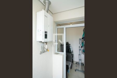 Área de serviço de apartamento à venda com 2 quartos, 86m² em Santo Antônio, São Caetano do Sul