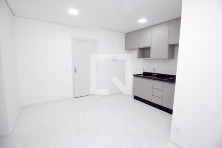 Sala/Cozinha de apartamento para alugar com 2 quartos, 47m² em Jardim, Santo André