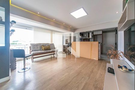 Sala de apartamento à venda com 2 quartos, 87m² em Vila Homero Thon, Santo André