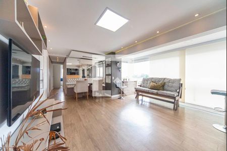 Sala de apartamento à venda com 2 quartos, 87m² em Vila Homero Thon, Santo André