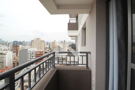 Varanda de apartamento à venda com 1 quarto, 40m² em Vila Nova Conceição, São Paulo