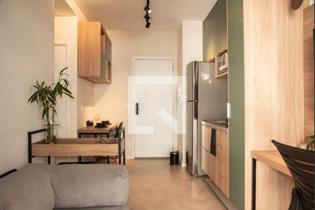 Sala de apartamento à venda com 1 quarto, 34m² em Vila Clementino, São Paulo