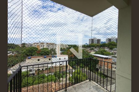 Varanda Sala de apartamento à venda com 2 quartos, 70m² em Pechincha, Rio de Janeiro