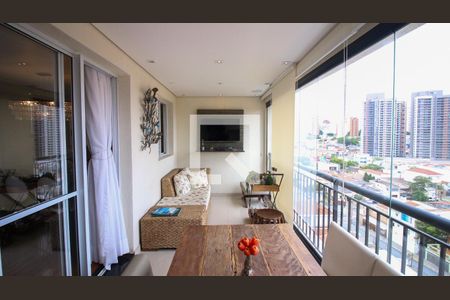 Varanda  de apartamento à venda com 3 quartos, 120m² em Vila Prudente, São Paulo