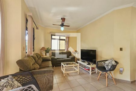 Sala de apartamento para alugar com 3 quartos, 121m² em Balneario Cidade Atlantica, Guarujá