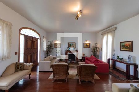 Sala de casa de condomínio à venda com 5 quartos, 760m² em Parque Nova Campinas, Campinas