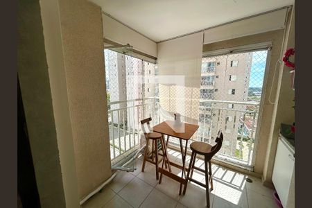Varanda da Sala de apartamento à venda com 3 quartos, 75m² em Vila Augusta, Guarulhos