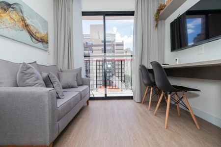 Sala de apartamento para alugar com 2 quartos, 34m² em Barra Funda, São Paulo
