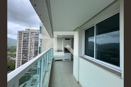 Varanda de apartamento para alugar com 2 quartos, 93m² em Recreio dos Bandeirantes, Rio de Janeiro
