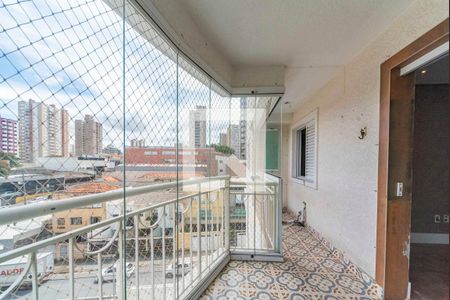 Varanda da Sala de apartamento para alugar com 2 quartos, 84m² em Vila Valparaíso, Santo André