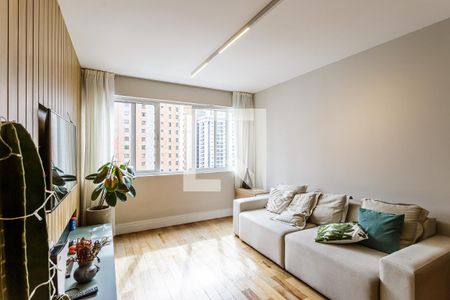 Sala de apartamento para alugar com 2 quartos, 90m² em Vila Nova Conceição, São Paulo