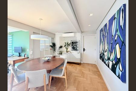 Sala  de apartamento à venda com 2 quartos, 168m² em Brooklin, São Paulo