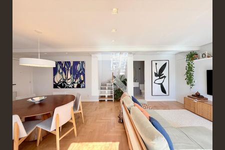 Sala  de apartamento à venda com 2 quartos, 168m² em Brooklin, São Paulo