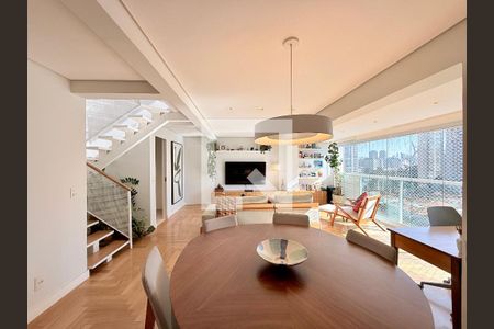 Sala  de apartamento à venda com 2 quartos, 168m² em Brooklin, São Paulo