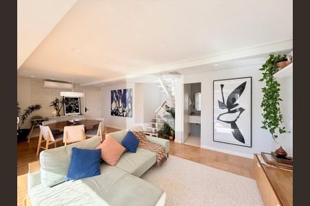 Sala  de apartamento à venda com 2 quartos, 168m² em Brooklin, São Paulo