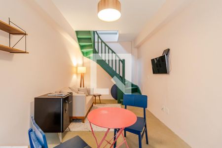 Sala/Cozinha de apartamento para alugar com 1 quarto, 30m² em Jardim Paulista, São Paulo