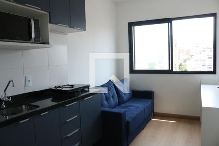 Sala e Cozinha Integrada de apartamento para alugar com 1 quarto, 25m² em Pompeia, São Paulo