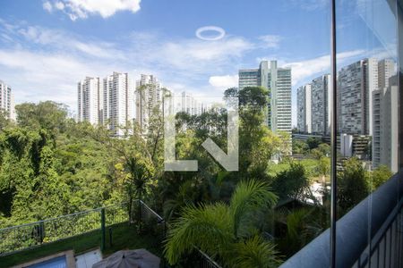 Vista Sala de apartamento para alugar com 3 quartos, 107m² em Vila Andrade, São Paulo
