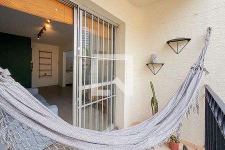 Varanda da Sala de apartamento para alugar com 1 quarto, 47m² em Aclimação, São Paulo