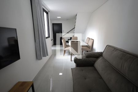 Sala de apartamento para alugar com 2 quartos, 114m² em Campestre, Santo André